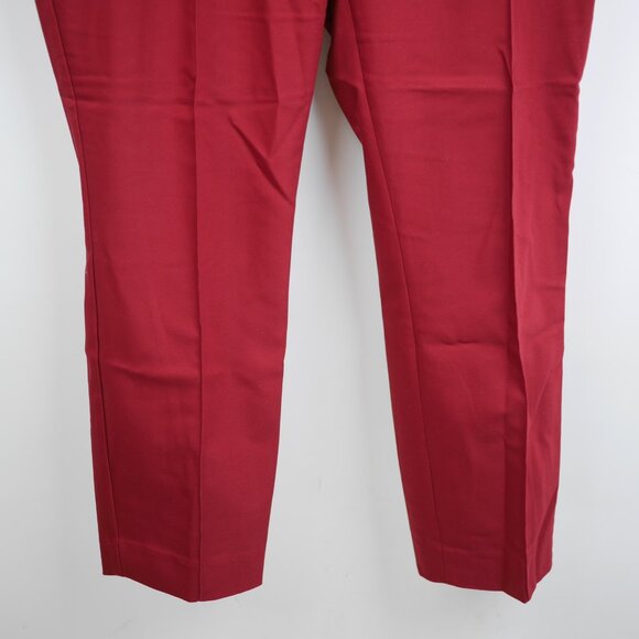 EXPRESS Women's 14 Blue & Red LOT OF 2 PAIRS Slacks Columnist Fit ankle pants - Picture 14 of 14
